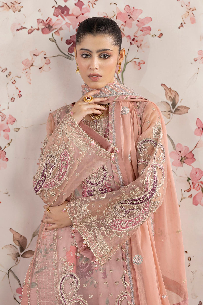 3 Piece Embroidered Organza