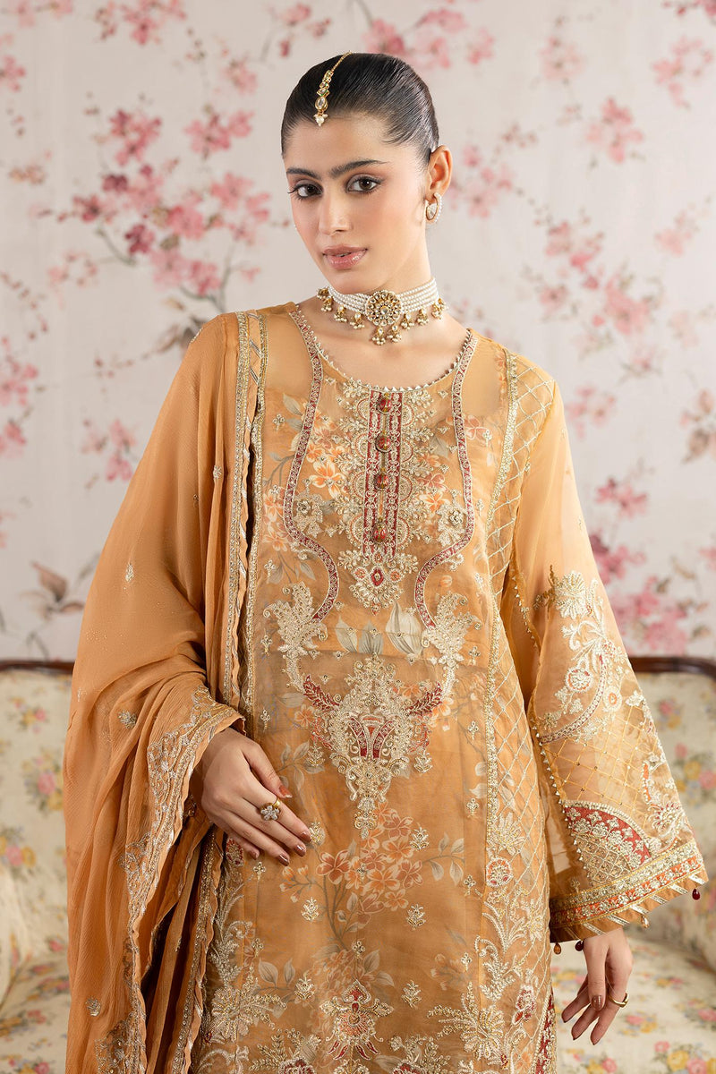3 Piece Embroidered Organza