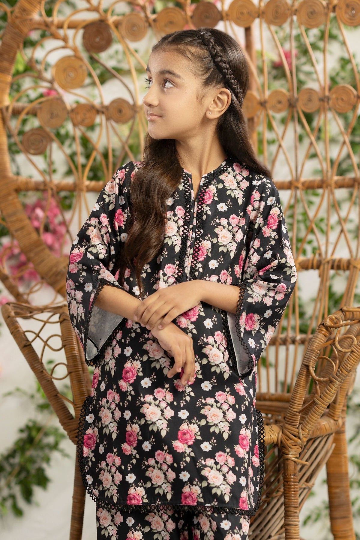 2 Piece Printed Mat-Satin