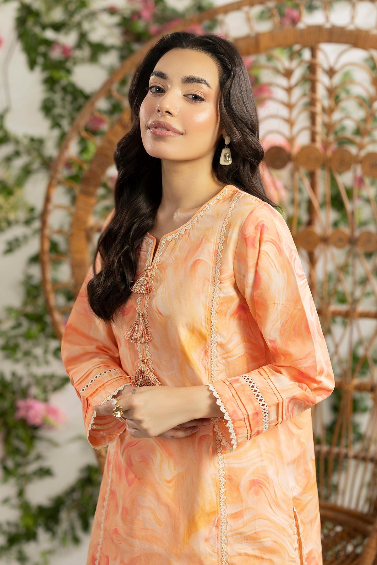 2 Piece Printed Mat-Satin