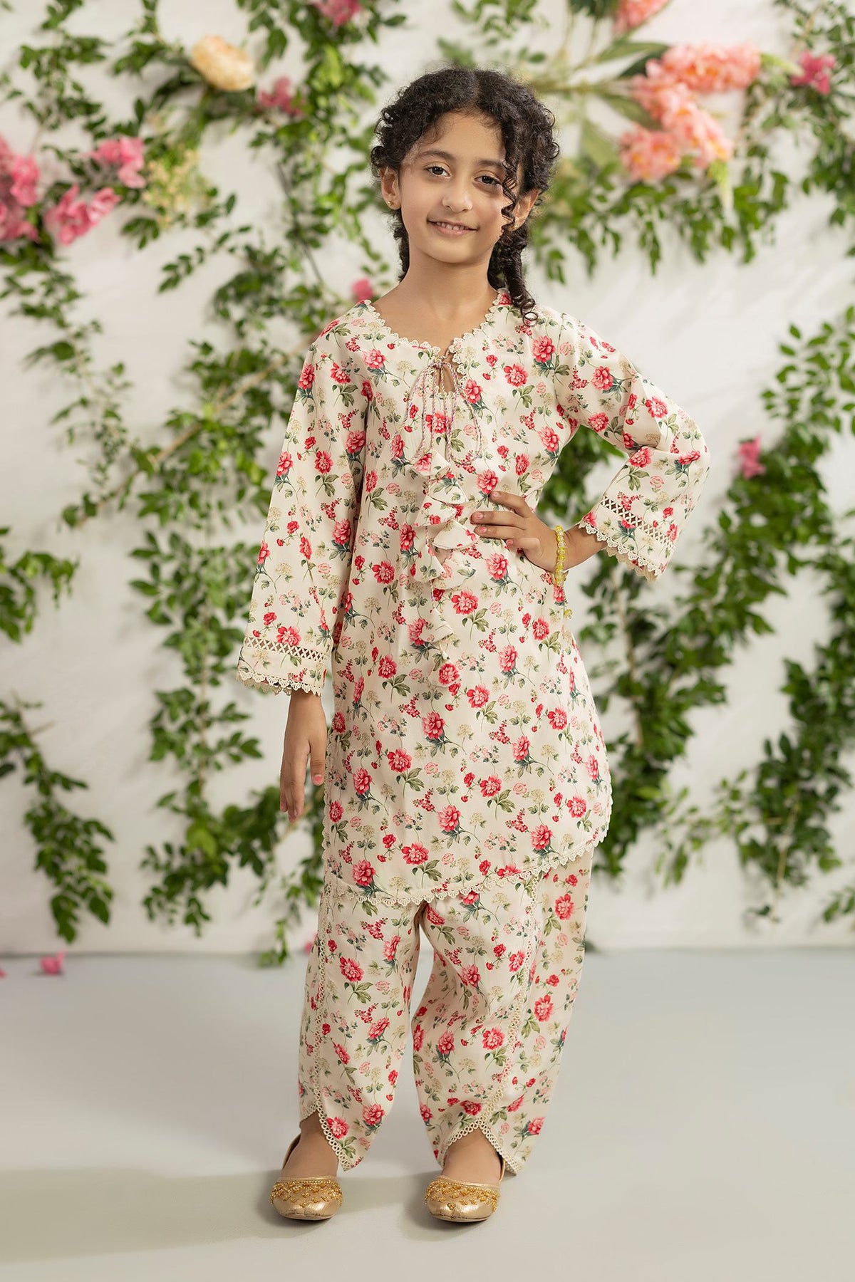 2 Piece Printed Mat-Satin