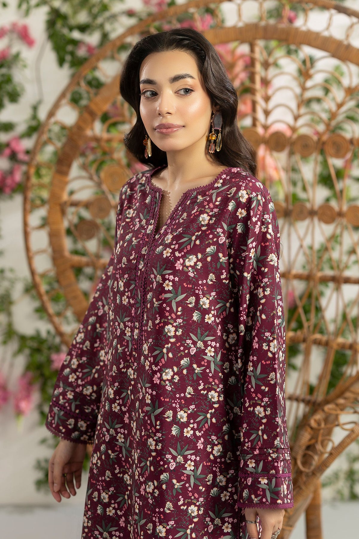2 Piece Printed Mat-Satin