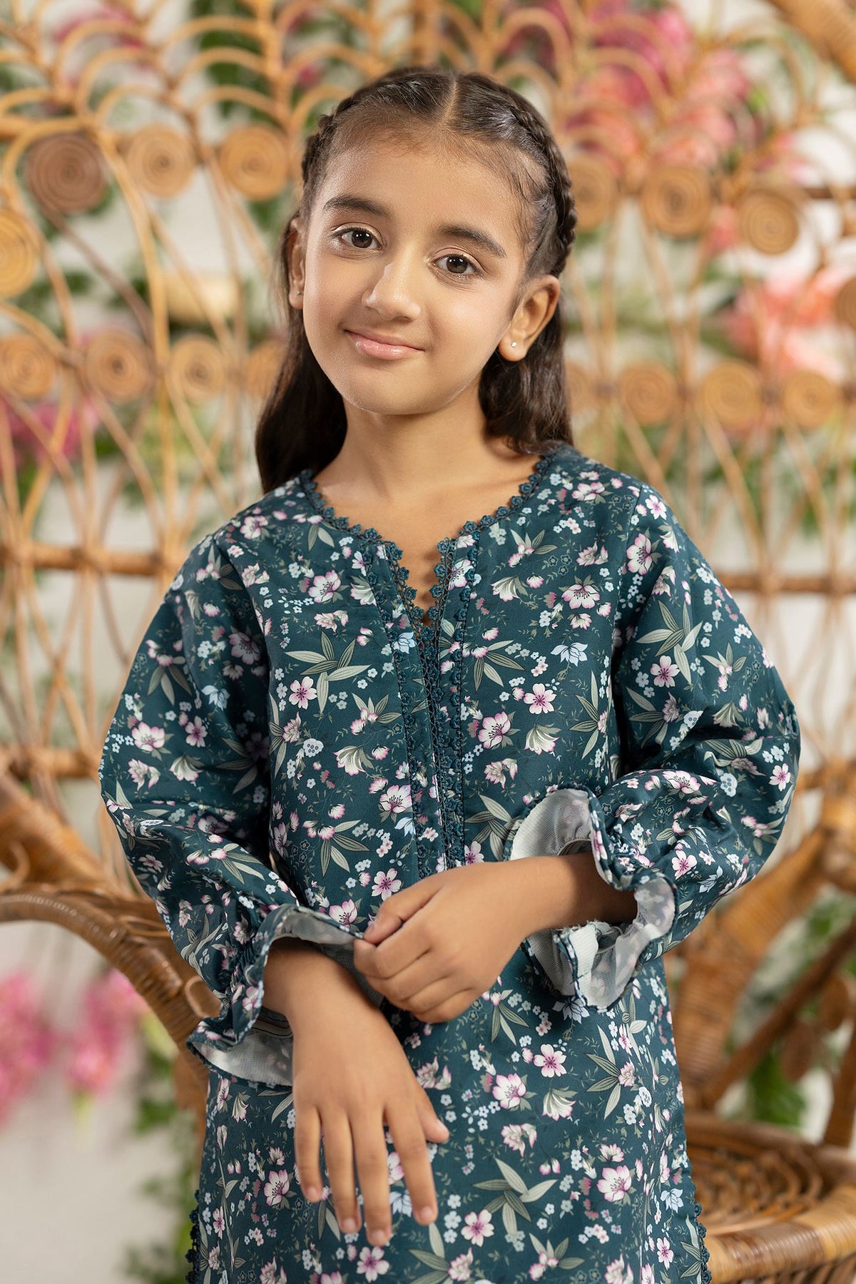 2 Piece Printed Mat-Satin