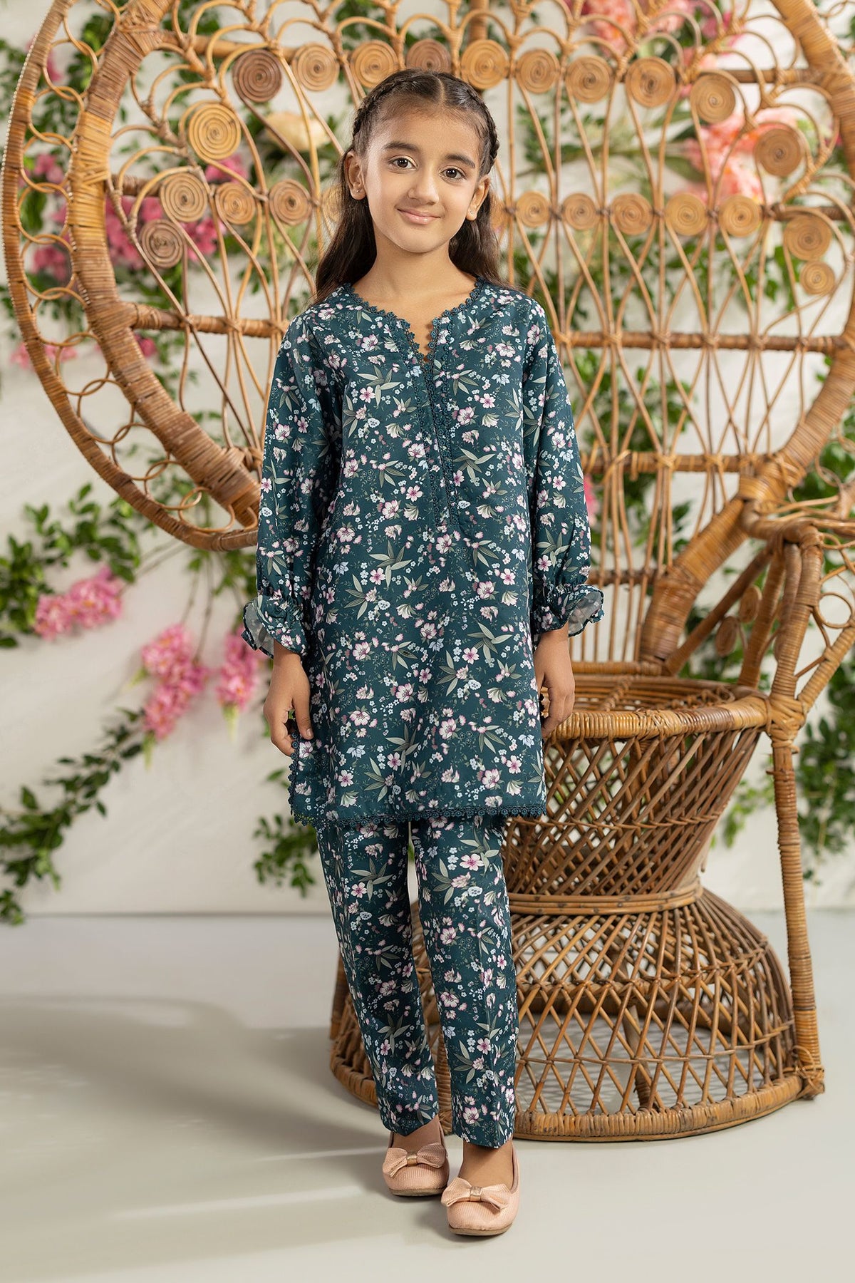 2 Piece Printed Mat-Satin